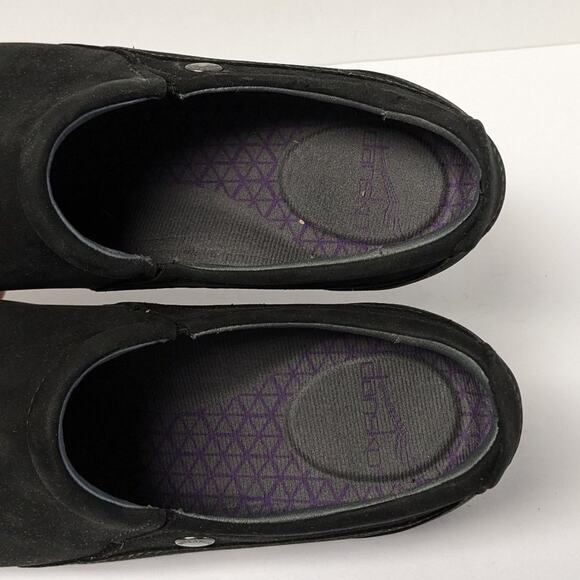 Dansko Patti Slip-On Shoes, Black Leather, Women's 37 EU (US 6.5-7) - Picture 5 of 8